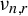 nu Subscript n comma r