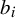 b Subscript i