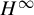 upper H Superscript infinity