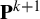 bold upper P Superscript k plus 1