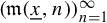left parenthesis German m left parenthesis x underbar comma n right parenthesis right parenthesis Subscript n equals 1 Superscript infinity