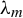 lamda Subscript m