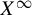 upper X Superscript infinity