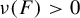 nu left parenthesis upper F right parenthesis greater than 0