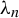 lamda Subscript n