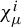 chi Subscript mu Superscript i