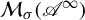 script upper M Subscript sigma Baseline left parenthesis script upper A Superscript infinity Baseline right parenthesis