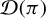 script upper D left parenthesis pi right parenthesis