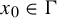 x 0 element of normal upper Gamma