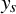 y Subscript s
