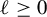 script l greater than or equals 0