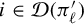 i element of script upper D left parenthesis pi prime Subscript script l right parenthesis