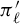 pi prime Subscript script l