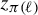z Subscript pi left parenthesis script l right parenthesis