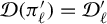 script upper D left parenthesis pi prime Subscript script l right parenthesis equals script upper D prime Subscript script l