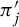 pi prime Subscript j