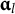 alpha Subscript l