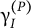 gamma Subscript upper I Superscript left parenthesis upper P right parenthesis
