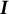 bold italic upper I