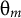 theta Subscript m