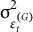 sigma Subscript epsilon Sub Subscript t Sub Superscript left parenthesis upper G right parenthesis Superscript 2