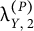 lamda Subscript upper Y comma 2 Superscript left parenthesis upper P right parenthesis