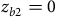 z Subscript b Baseline 2 Baseline equals 0