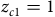 z Subscript c Baseline 1 Baseline equals 1