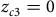 z Subscript c Baseline 3 Baseline equals 0