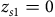 z Subscript s Baseline 1 Baseline equals 0