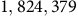 1 comma 824 comma 379
