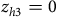 z Subscript h Baseline 3 Baseline equals 0