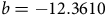 b equals negative 12.3610