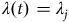 lamda left parenthesis t right parenthesis equals lamda Subscript j