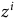 z Superscript i