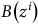 upper B left parenthesis z Superscript i Baseline right parenthesis