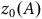 z 0 left parenthesis upper A right parenthesis