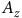 upper A Subscript z
