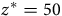 z Superscript asterisk Baseline equals 50