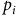 p Subscript i