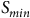 upper S Subscript m i n