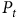 upper P Subscript t