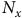 upper N Subscript x