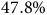 47.8 percent sign