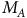 upper M Subscript upper A