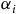 alpha Subscript i