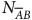 upper N Subscript upper A overbar upper B