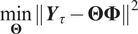 min upper Theta upper Y tau minus upper Theta upper Phi 2