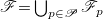 script upper F equals union Underscript p element of script upper P Endscripts script upper F Subscript p