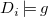 upper D Subscript i Baseline true g